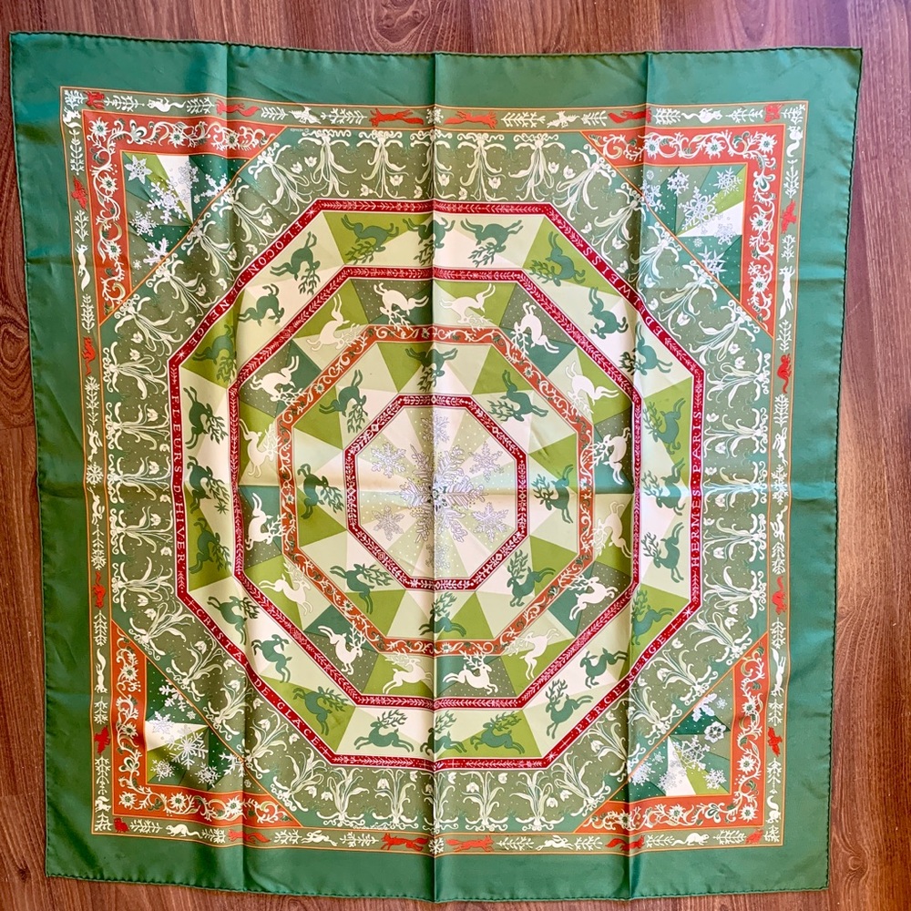 Hermès classic square scarf